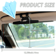 Car Sun Visor Adjustable Anti-Glare UV Blocker Durable ABS for Cars Trucks SUVs