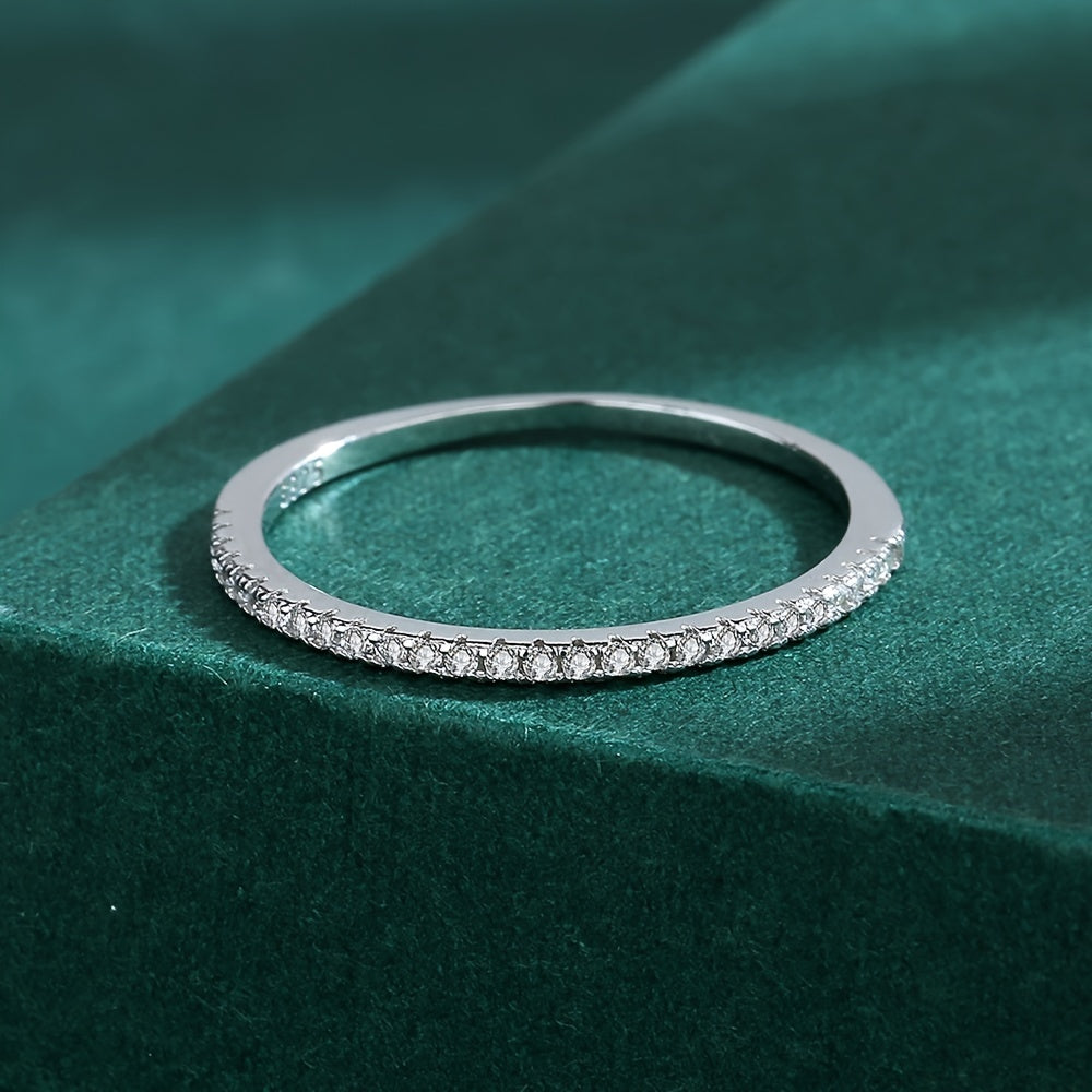 Удивительное цветочное оформление кольца из серебра 925 пробы для женщин с синтетической цирконией - идеально подходит для повседневной носки и подарка на День святого Валентина, подходит для всех сезонов