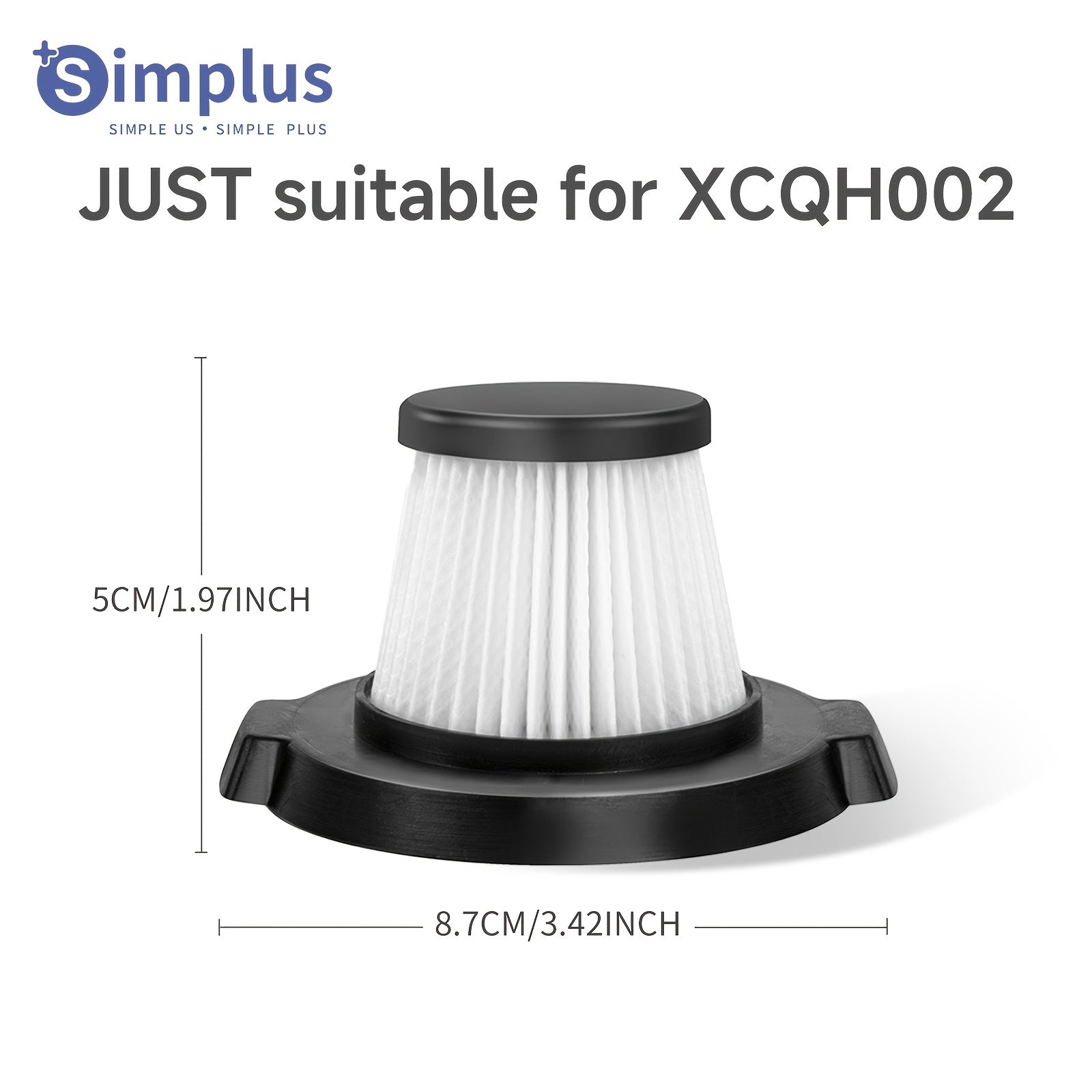 Washable HEPA Filter for Handheld Vacuum Cleaner Reusable Dust Mould Plastic