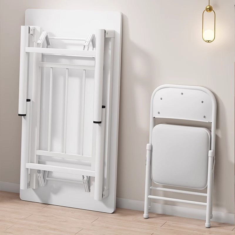 Легкий складной стол из твердых пород дерева без сборки, для небольшого пространства, учебы, дома, офиса, общежития