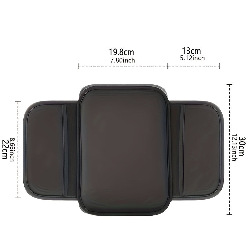 Универсальная подушка на подлокотник для автомобиля мягкая, расширенная, удобная, легкая в установке