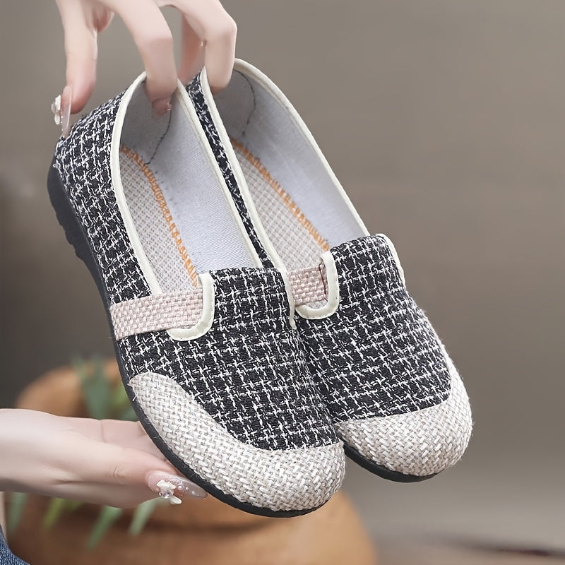 Zapatos planos bohemios de mujer, ligeros, slip-on, mocasines casuales para playa y vacaciones
