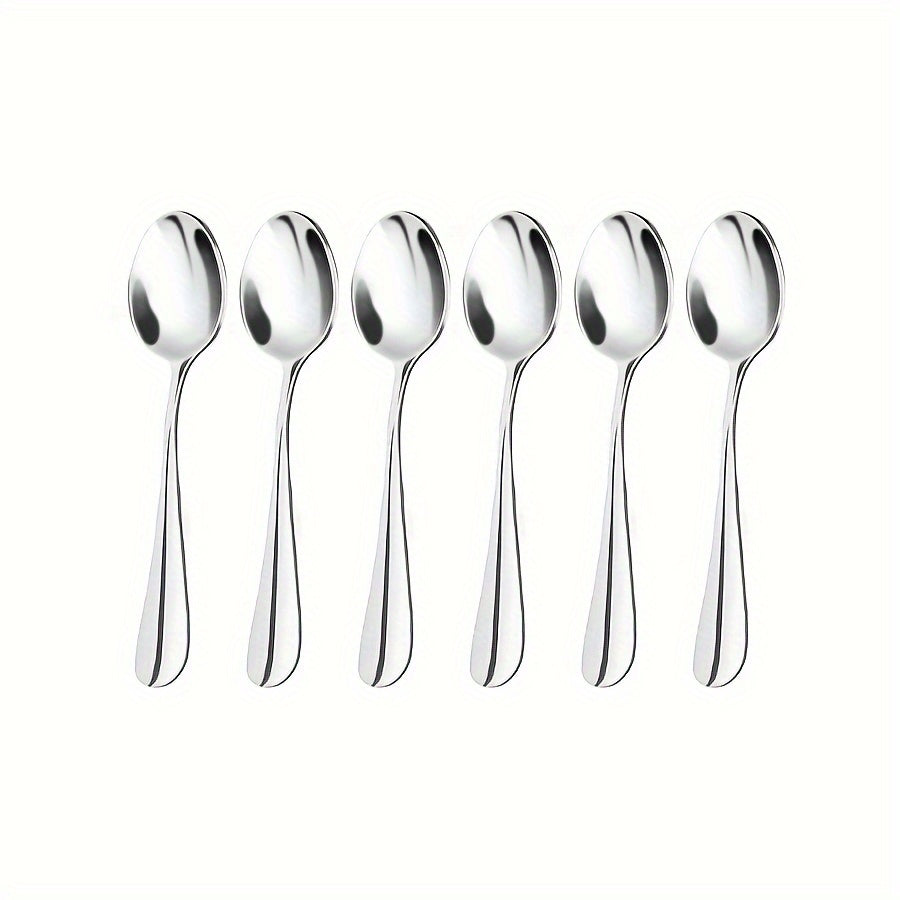 Set of 6/8 Stainless Steel Coffee Tea Mini Spoons 13.69cm Dishwasher Safe