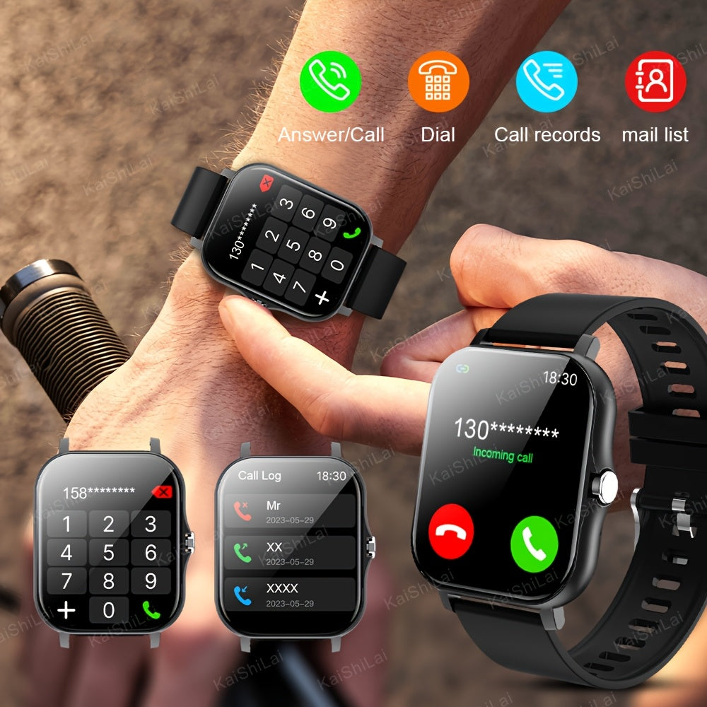 2025 1.83-Inch Smartwatch with Wireless Calling, Exercise Modes, Weather Forecast and Notifications for Android and iPhone