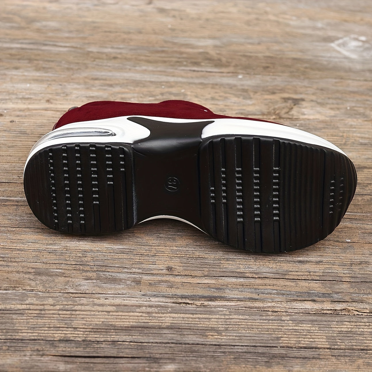 Ayollar uchun kundalik loaferslar, balandlikni oshiruvchi havoli yostiqlar bilan, flannel, pastki yuqori, barcha mavsum uchun