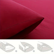 Microfiber Pillowcases Set with Christmas Tree Design, Wrinkle and Stain Resistant