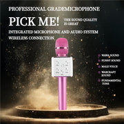 Micrófono de karaoke inalámbrico con batería recargable USB-C de 1200mAh portátil para fiestas