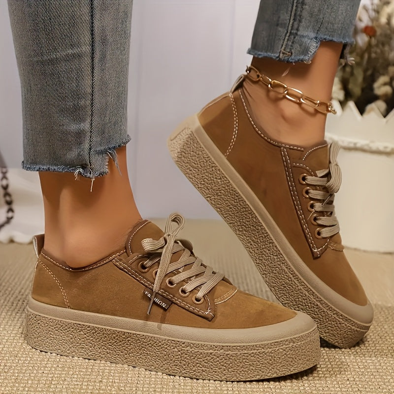Women’s Low-Top Sneakers Breathable Canvas Casual Shoes for All Seasons
