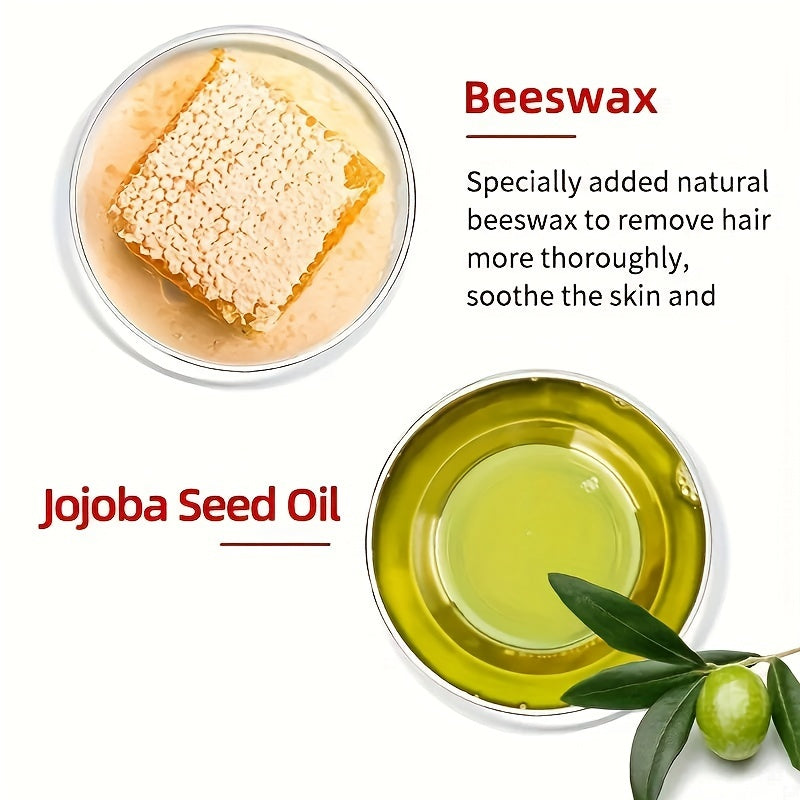 Tiras depilatorias de cera para rostro, labios, cejas y bikini con miel y toallitas con vitamina E 10 20 30 piezas