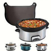 Silicone Slow Cooker Liner Reusable 6-8 Quart Leakproof Dishwasher Safe for Oval and Round Crock Pots
