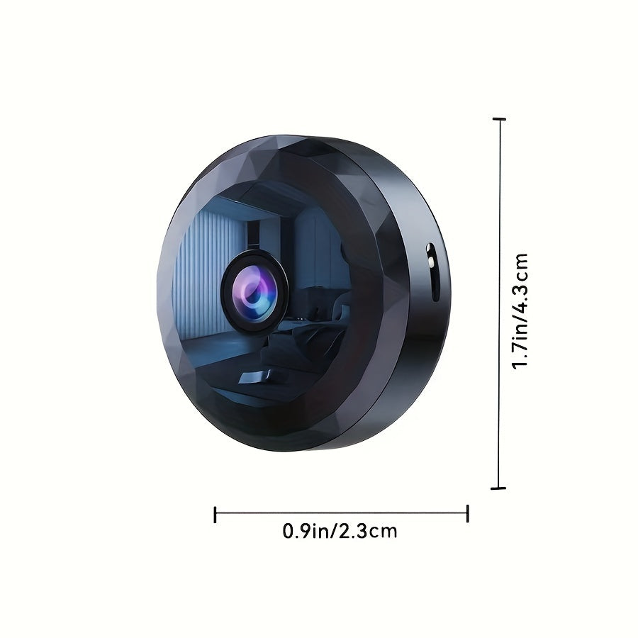 WiFi Security Camera with Night Vision Mobile App Remote Monitoring Self-Adhesive Non-Waterproof