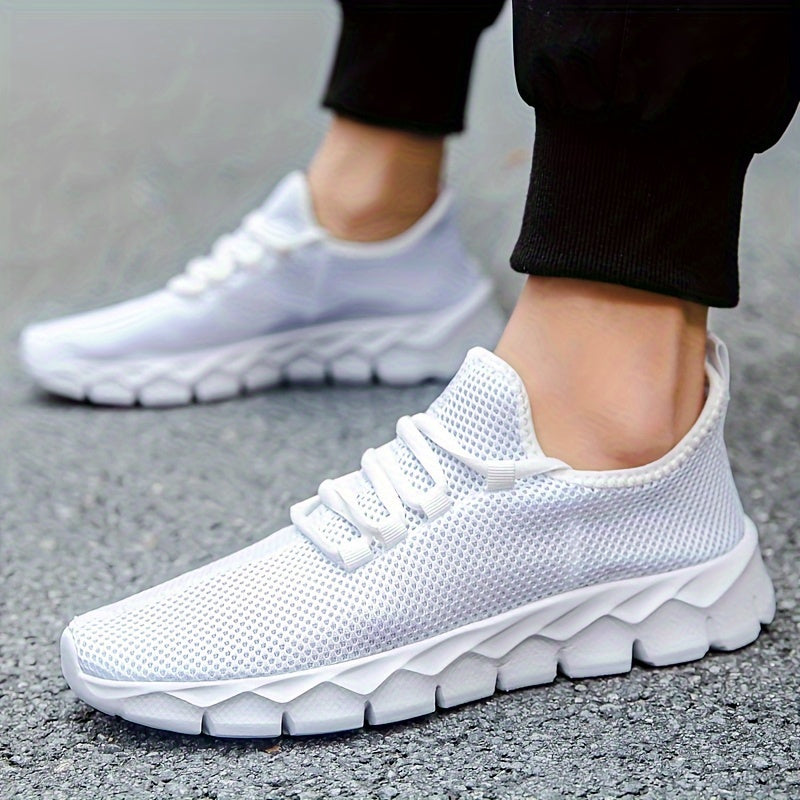 Men's Breathable Lightweight Mesh Slip-On Sneakers for Outdoor Activities