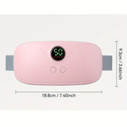 Cinturilla de calefacción recargable para la cintura con ajustes de temperatura y modos de vibración