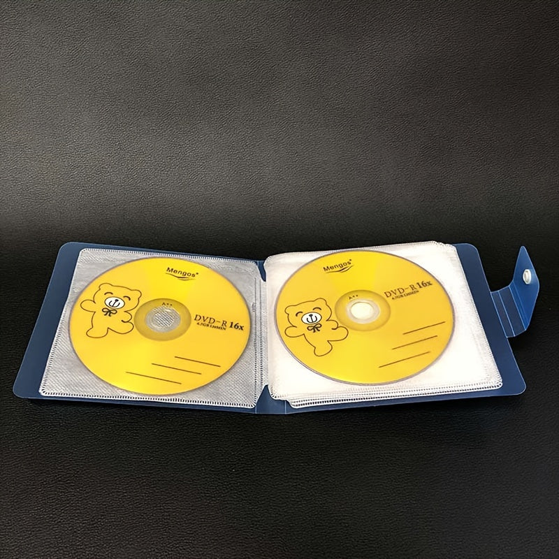CD and DVD Storage Boxes Set of 12 or 36 with Disc Bags and Albums