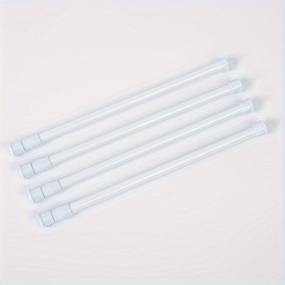 Telescopic Curtain Rod Adjustable Length 18cm for Wardrobe Kitchen Balcony