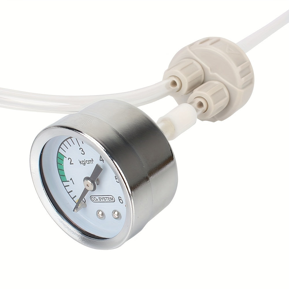 Aquarium CO2 System for Aquatic Plants with Diffuser Valve and Pressure Device