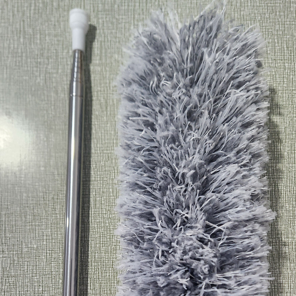 Retractable Vacuum Cleaner with Flexible Head for High Ceilings and Furniture