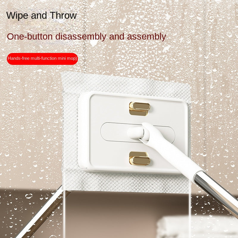 Bir parcha qo'l yuvish uchun bepul foydalaniladigan statik mop, qo'l bilan ishlatiladigan ikki tomonlama avtomatik qopqoq, bir nechta xonalar uchun dangasa stol tozalagich, shisha artish.