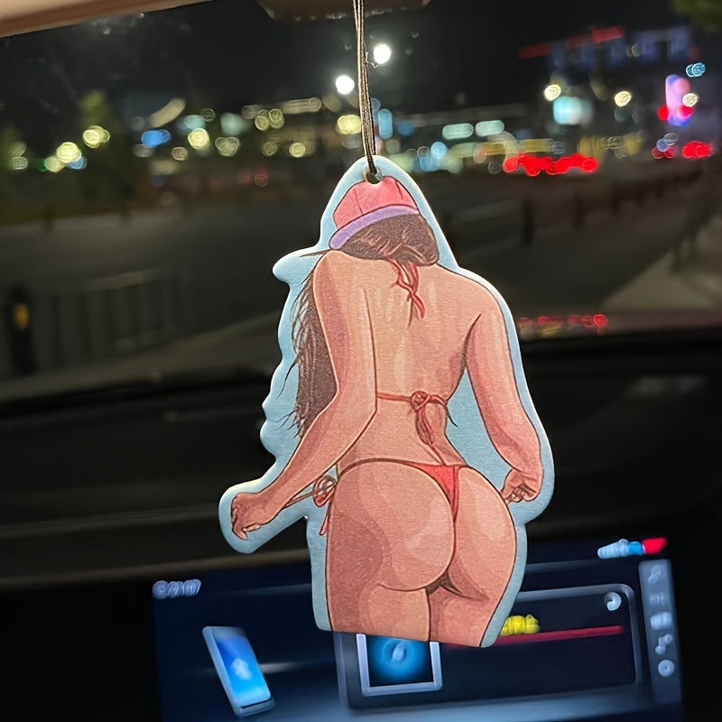 Qizlar Anime Avtomobil Havo Tozalash uchun Aromaterapiya Planshetli Osilib Dekor