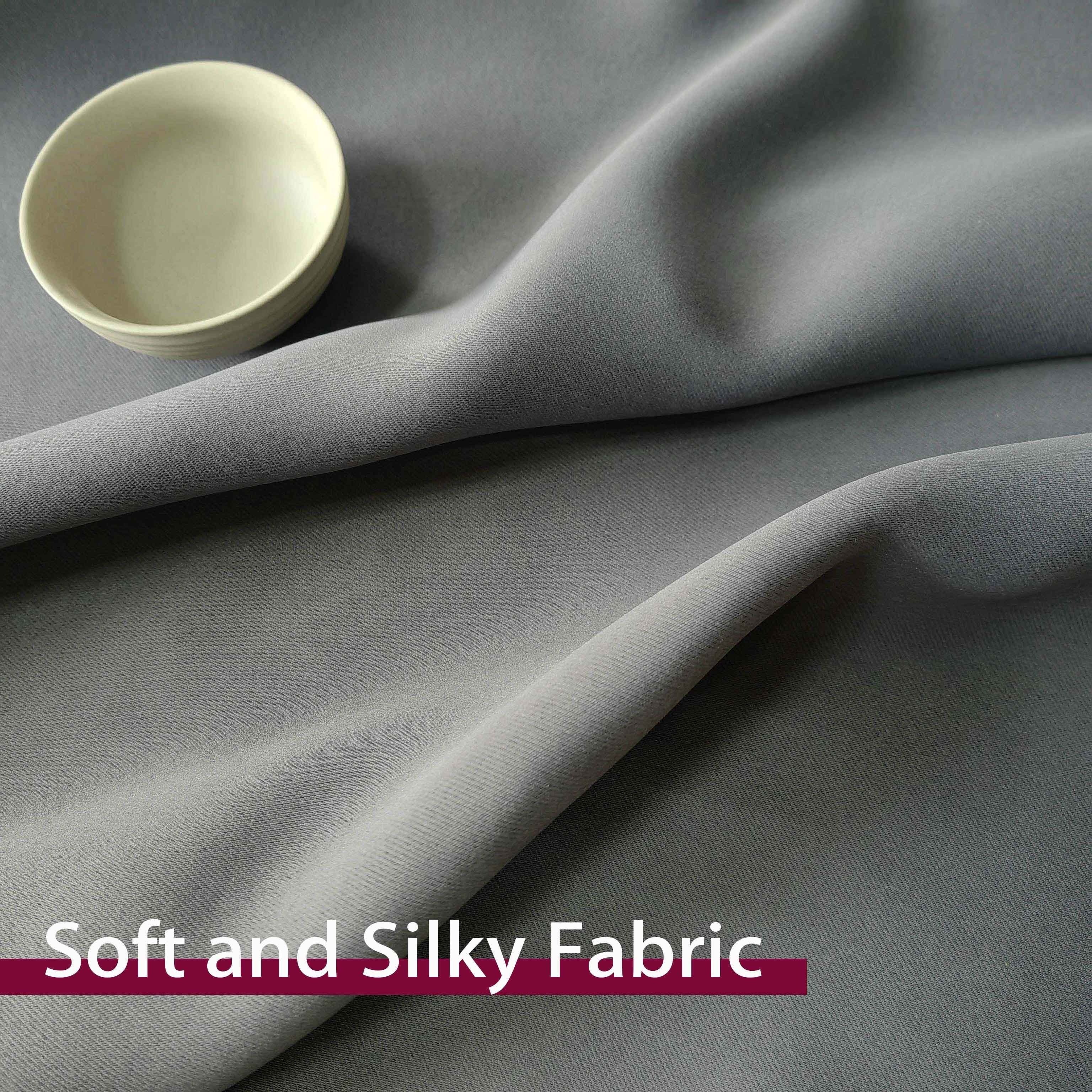 Blackout Curtain with Iron Rings Indoor Use 180g Dark Fabric