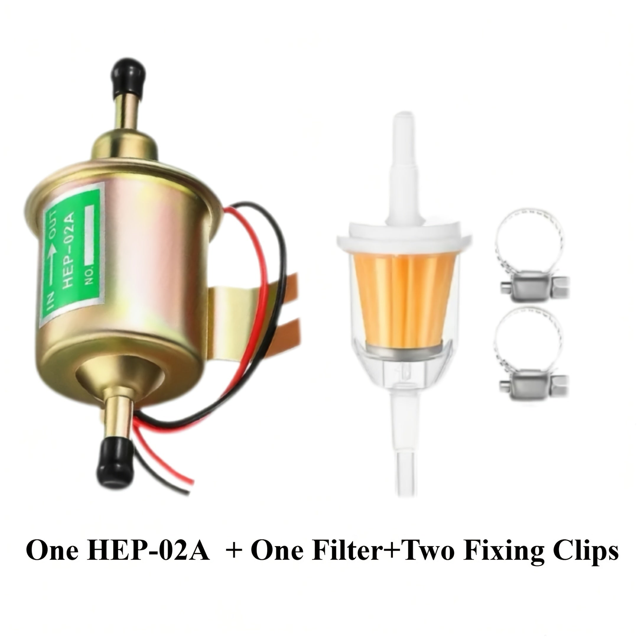 Heavy Duty 12V Diesel Fuel Pump Inline Electric Gasoline Fuel System for Machines