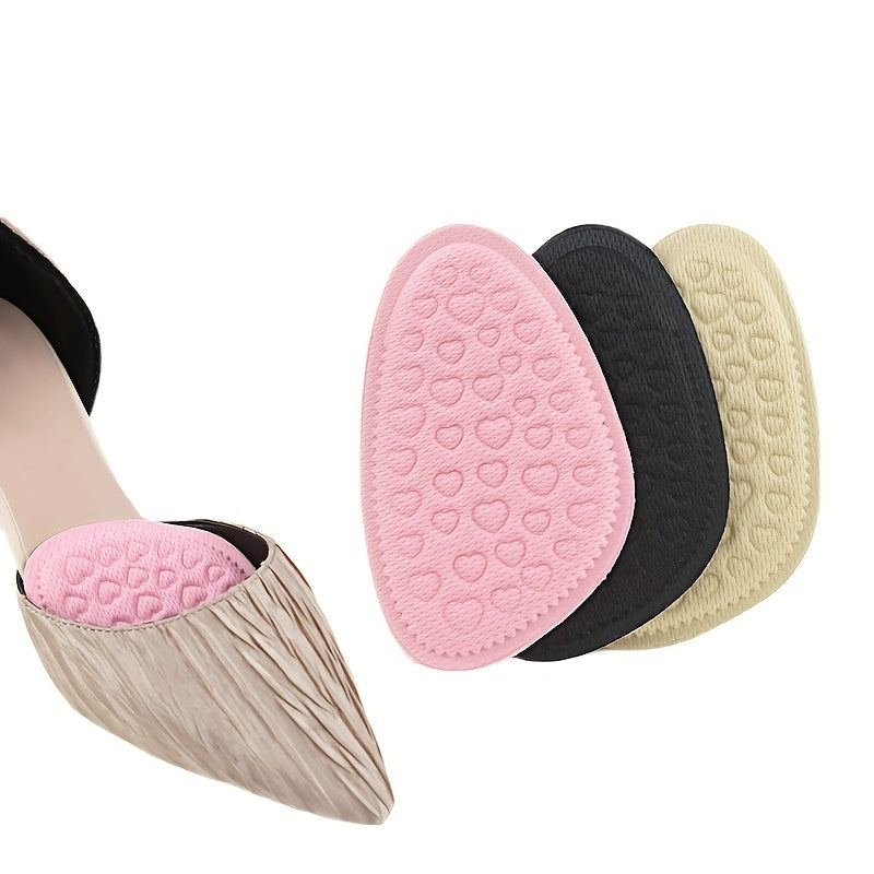 Женские подушки на каблук из пористого материала с нескользящей защитой, 3 цвета