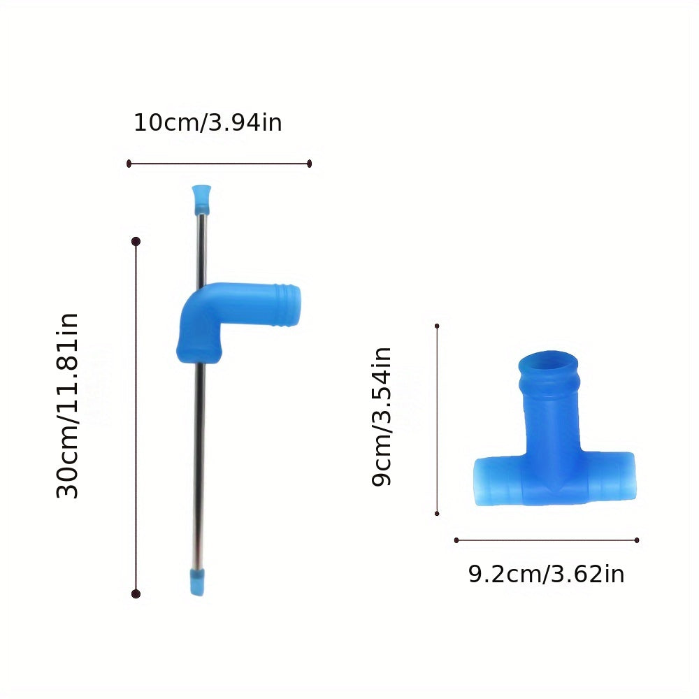 Uniseks zanglamaydigan po'latdan yasalgan ikki tomonlama pivo va sigaret uchun quvur tutgichi