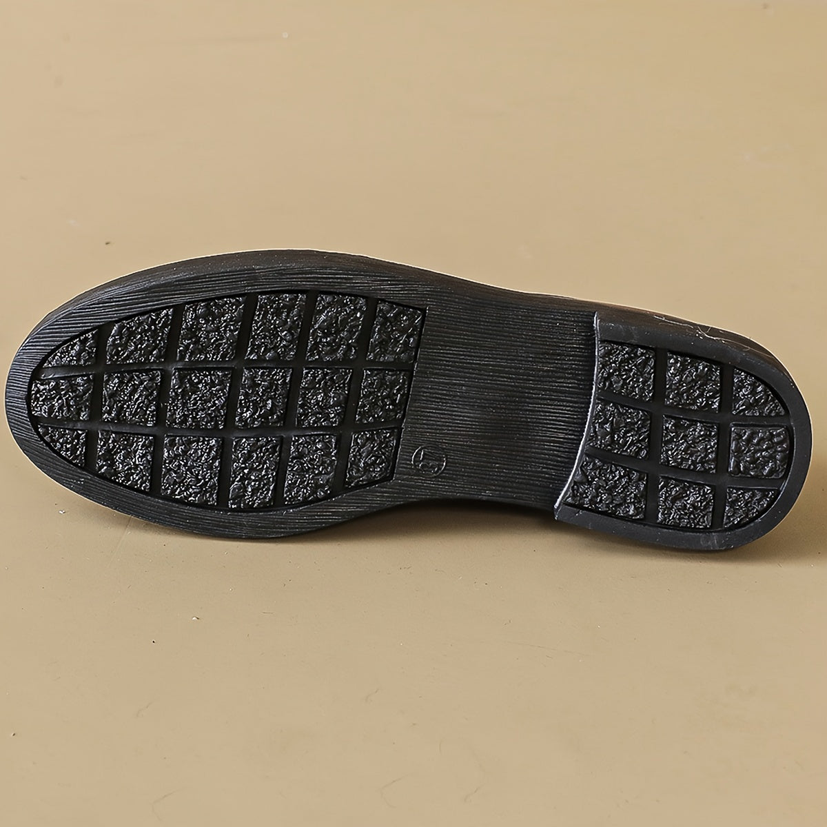 Women's Brown Faux Leather Loafers Casual Slip-On Non-Slip Rubber Sole All-Season