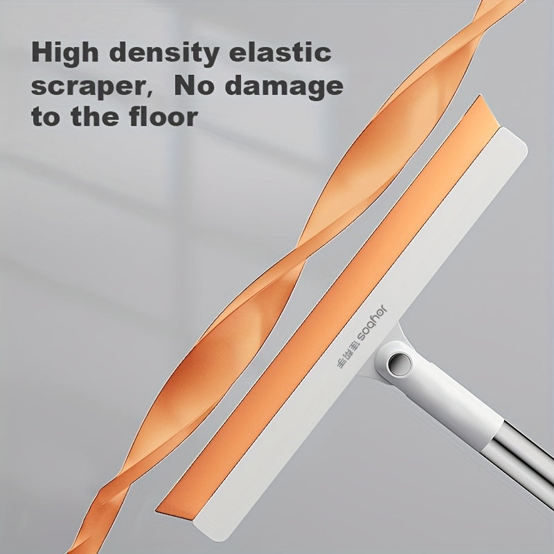 Stainless Steel va Plastmassa bilan ko'p funksiyali squeegee, derazalar va shisha uchun scraper bilan