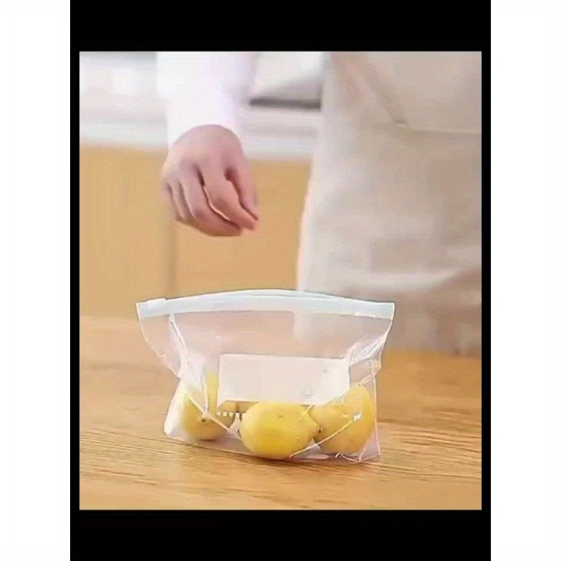 15 Reusable Food Storage Bags Leakproof Freezer Refrigerator Zip Sealed for Produce