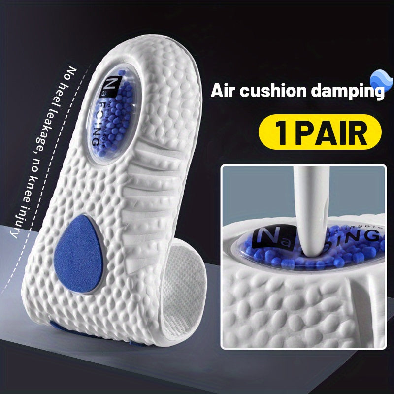 Men's Foam Cushioned Shock Absorption Shoe Insoles PC Material Pair