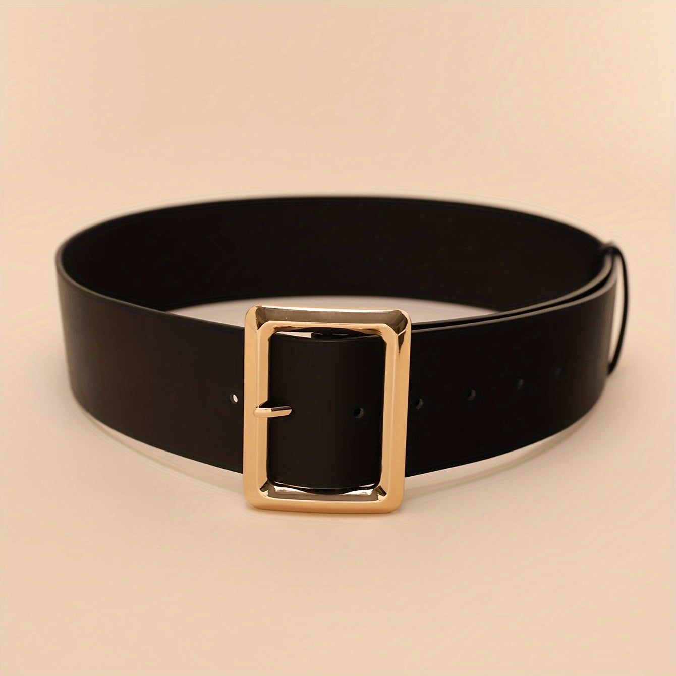 Women's Faux Leather Wide Belt for Casual, Dressy, and Everyday Wear