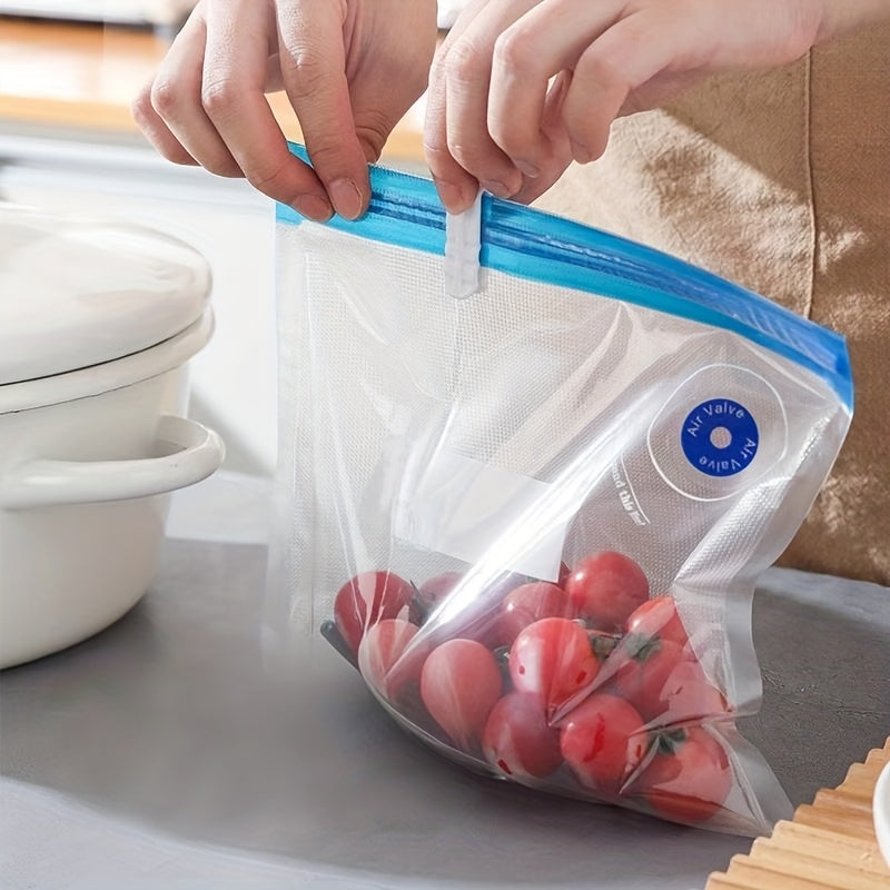 Один электрический вакуумный насос для пакетов для хранения продуктов, перезаряжаемый через USB с мощным отсасыванием воздуха, доступны два размера