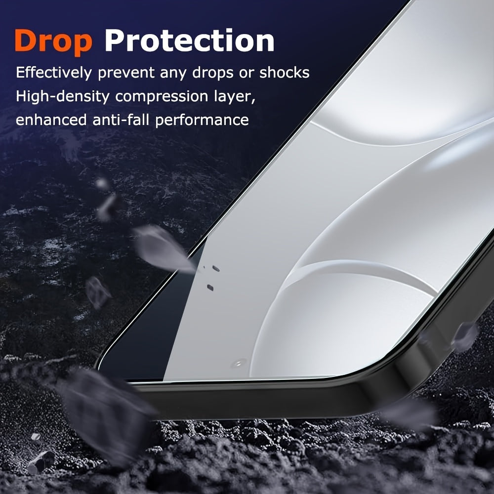 Xiaomi 14T 14 13 12T Pro uchun 3 ta qavatli shisha ekran himoyachilari, HD yalt-yultiradigan, oleofobik, oson o'rnatiladi