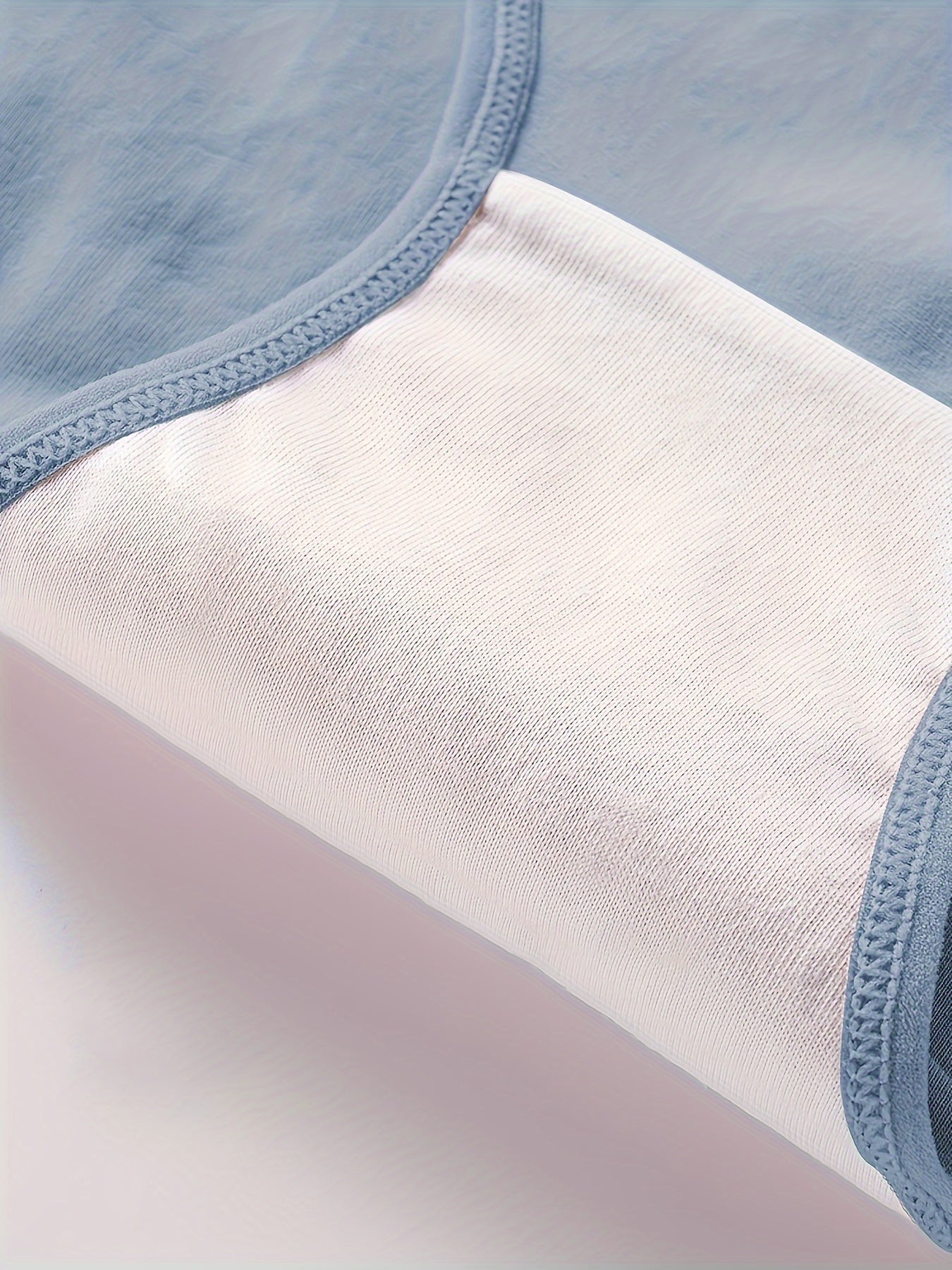 Rangli blokli gullar printi bilan tikilgan briflar - Qulay, nafas oladigan, cho'ziluvchan ayollar ichki kiyimlari