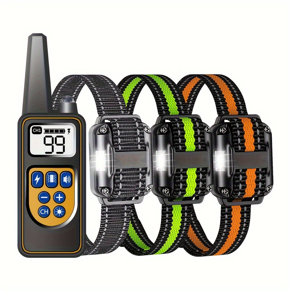 Dog Training Collar with Remote Shock Vibration and 99 Sensitivity Levels