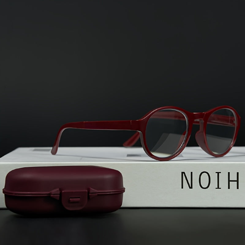 Erkaklar va ayollar uchun zamonaviy egiluvchan o'qish ko'zoynaklari, yuqori sifatli dizayn va portativ o'lcham bilan, presbiopiya uchun mukammal.