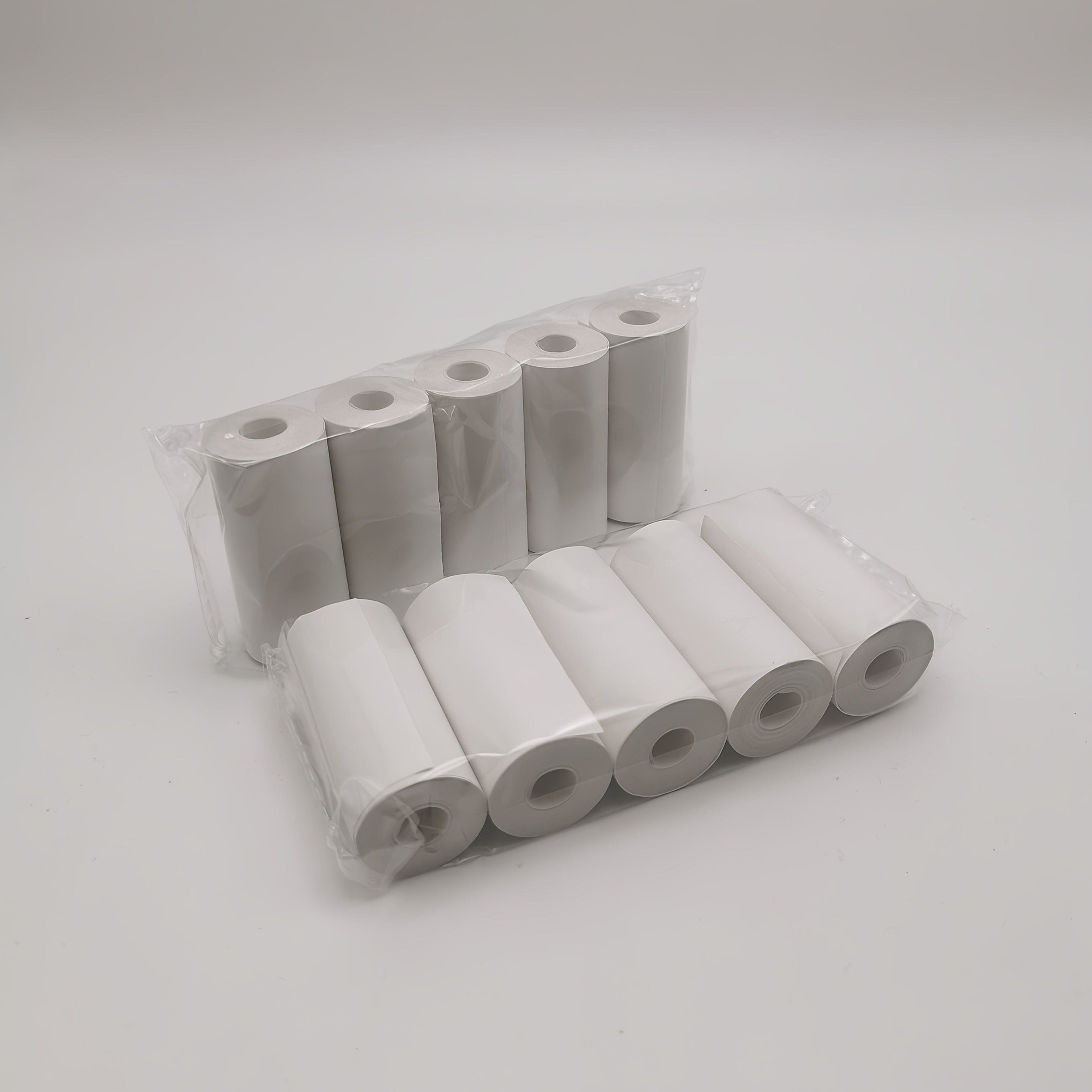10 Rolls Mini Self-Adhesive Thermal Printer Labels 57mm Inkless Printer