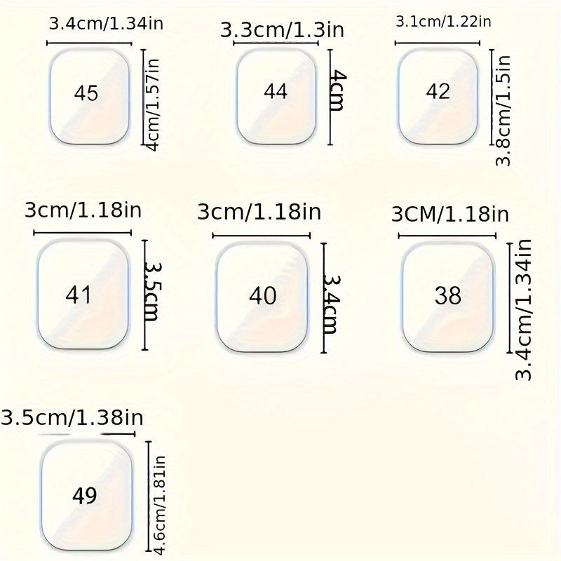 High-Definition Full Screen Protective Film for Apple Watch Durable Plastic Scratch-Resistant Glossy Finish 38-49mm Pack of 3