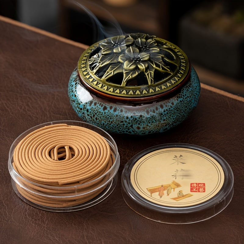 Set of 20 Sandalwood Jasmine Lavender Incense Cones with 2.5 Hour Burn Time for Relaxation and Aromatherapy