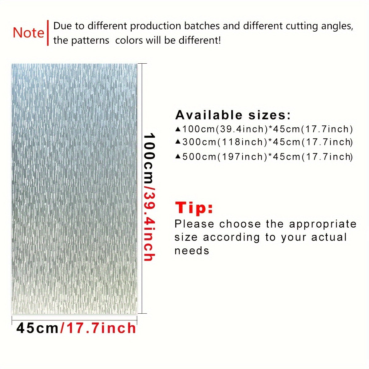 Frosted PVC Window Film 8mil Static Cling Privacy Light Blocking for Home Bathroom Kitchen