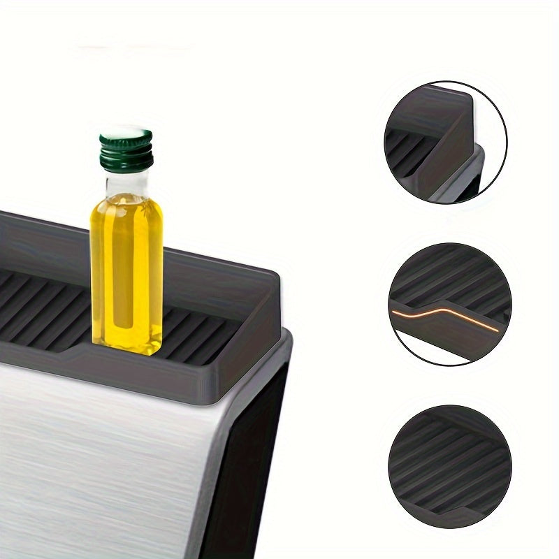 Ikkita magnit plastik pechka javoni, har biri 38.99 sm o'lchamda. Ziravorlar uchun oshxona saqlash javonlari sifatida ishlatilishi mumkin. O'rnatish oson va elektr energiyasini talab qilmaydi.