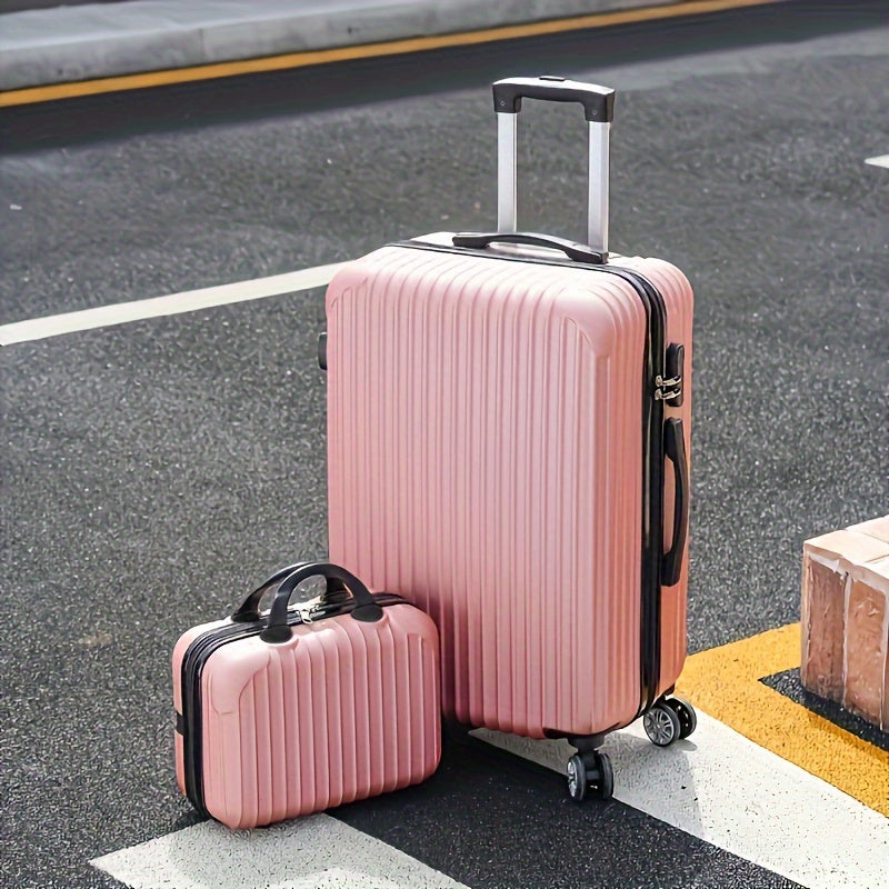 Maleta de carcasa dura duradera para mujeres y hombres con ruedas giratorias