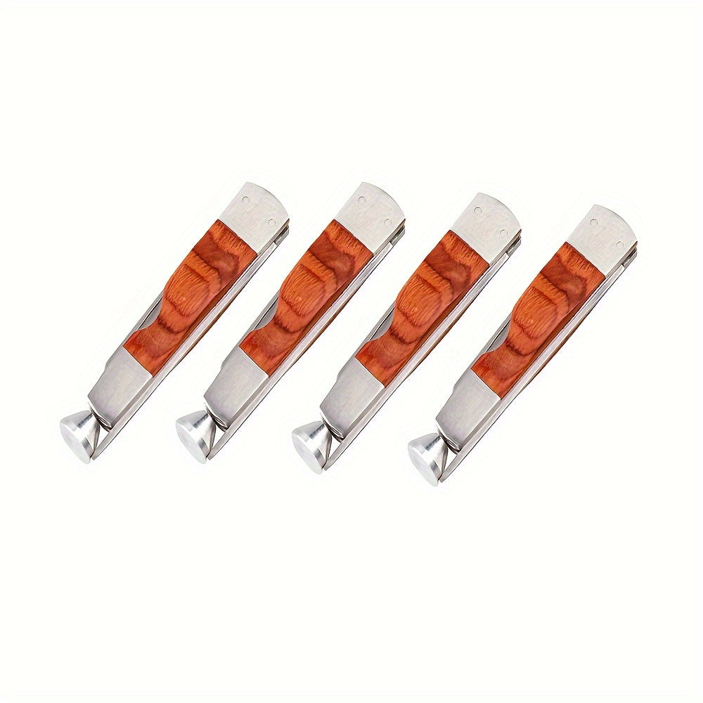 Stainless Steel Pipe Cleaning Tool with Rosewood Handle 3-in-1 Tobacco Pipe Cleaner