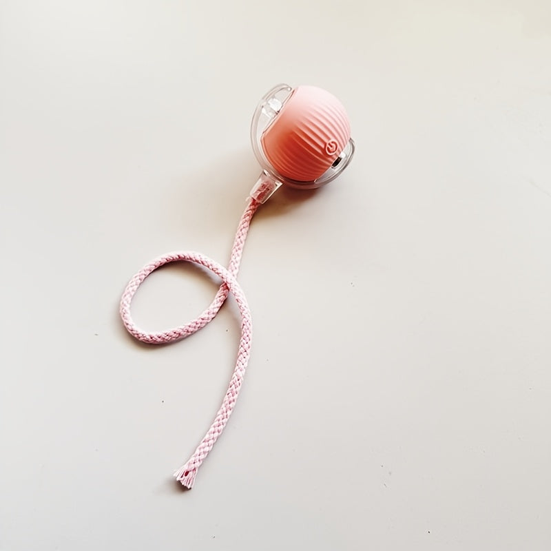 Pelota de juguete interactiva recargable por USB para gatos y perros