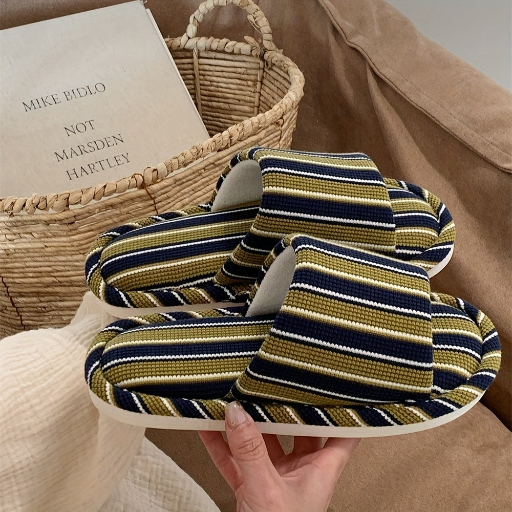 Women's Indoor Slip-On House Shoes All-Season Non-Slip Cushioned Comfort