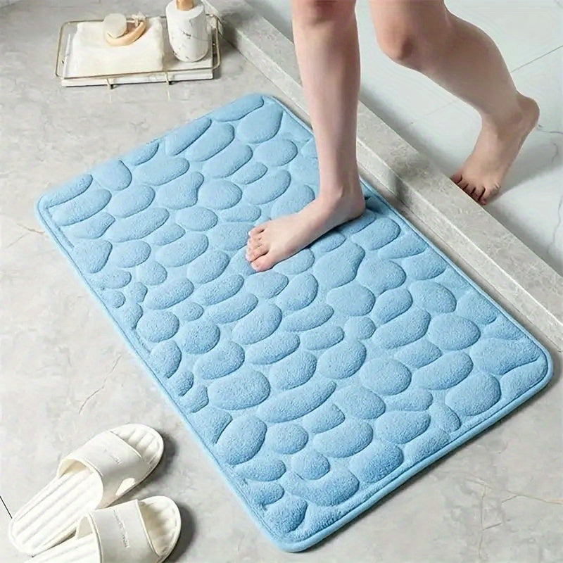 Memory Foam Bath Rug Soft Quick Dry Machine Washable Bathroom Mat