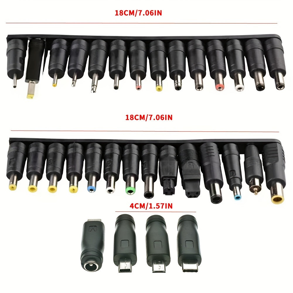 Multi-Function Power Adapter Set with 31pcs 5521DC Converter Heads