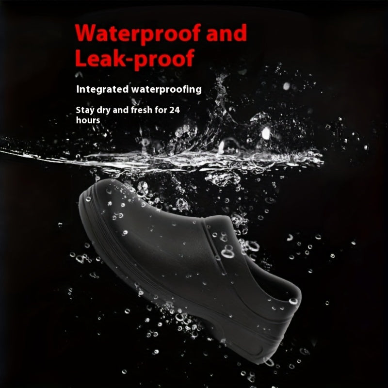 Unisex Kitchen Shoes Slip-Resistant Lightweight EVA Durable Black