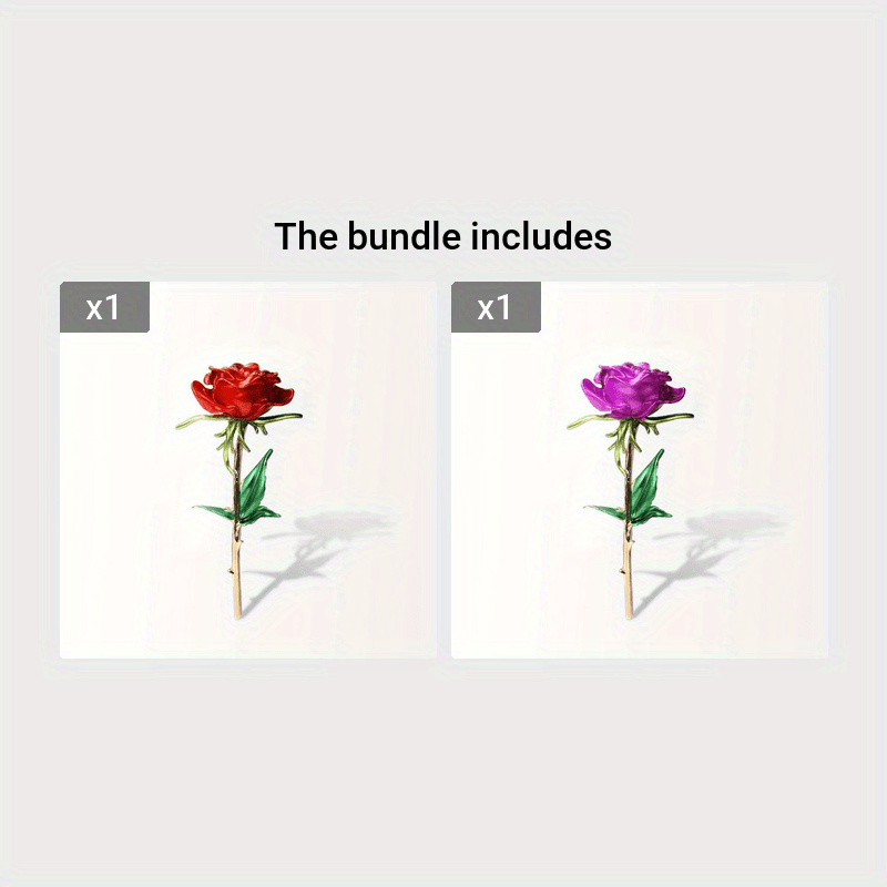 Vintage Rose Flower Lapel Pin for Women Stylish Clothing and Daily Wear